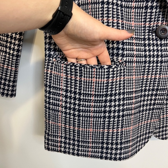 Vintage Pendleton Blazer Womens 10 Plaid Wool Smith College Tartan Made in USA - Picture 2 of 16